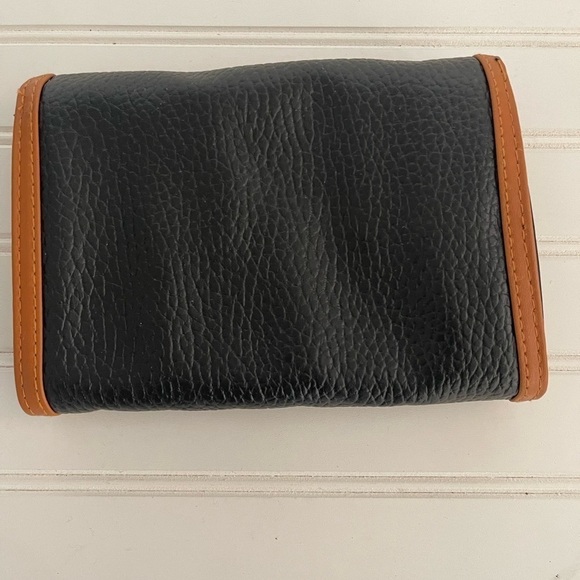 Vintage Nikki Nonno Set of 2 Clutch Handbag Black and Tan Pebble Leather Purse - Picture 7 of 11